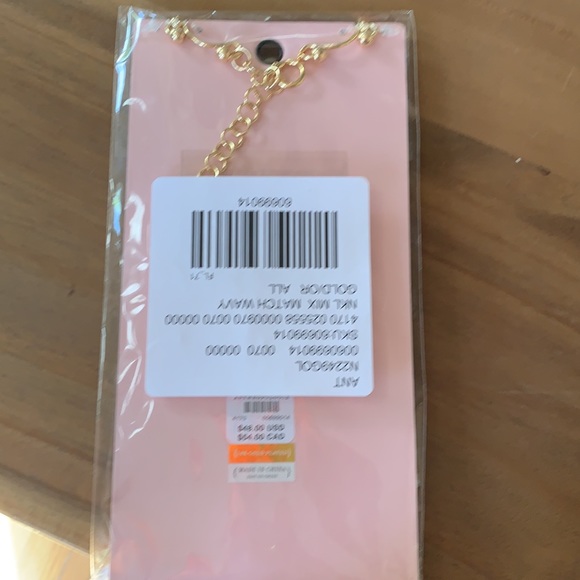 Anthropologie Vine Chain Necklace Gold - Picture 2 of 3